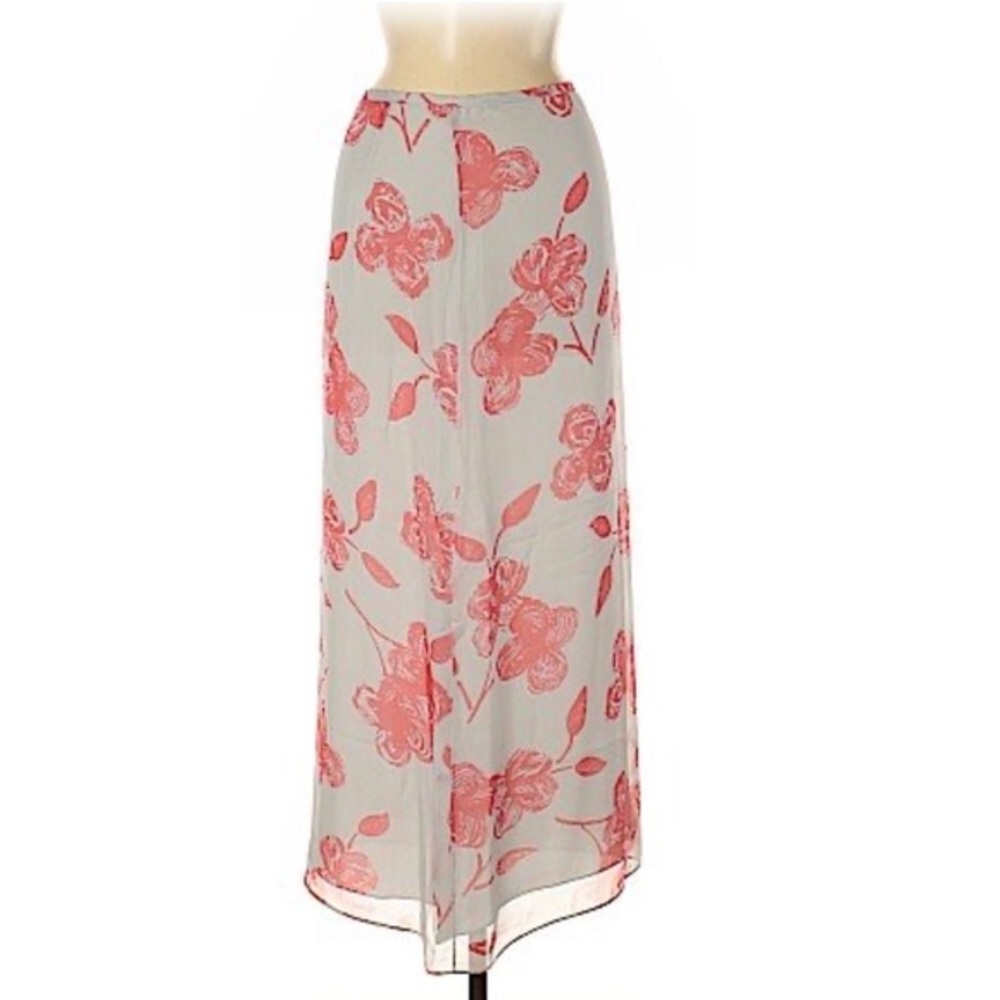 CKCollection Silk Floral Maxi Skirt